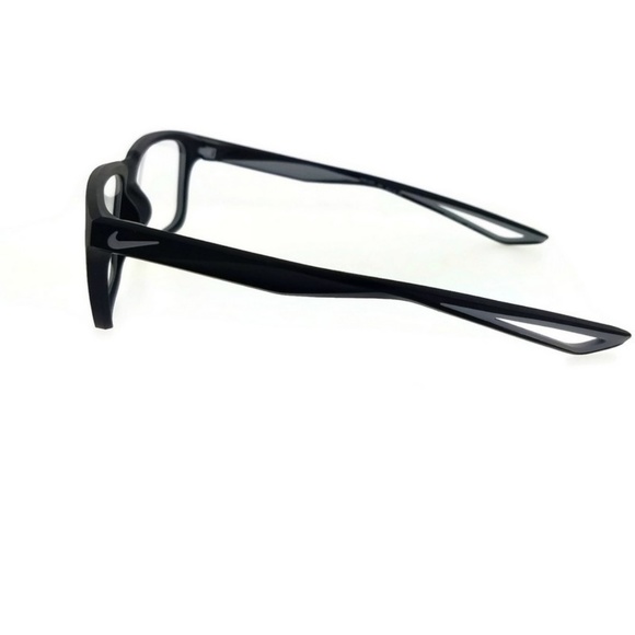 4279-004-54 Mens Black Frame Clear Lens Eyeglasses - Picture 3 of 4